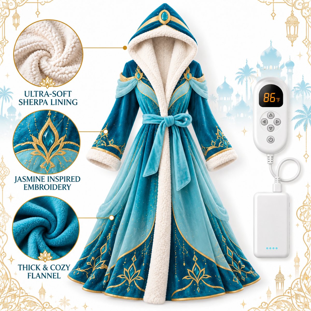 Robe chauffante Princesse du Désert