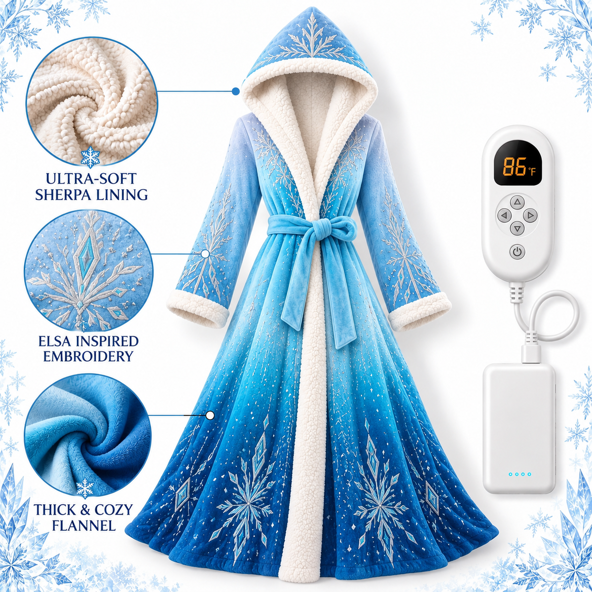 Robe chauffante Reine des Glaces